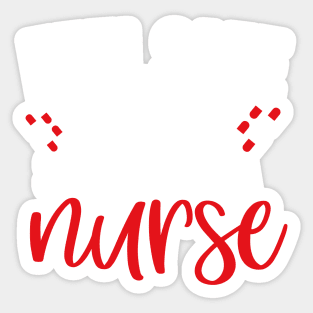 Feel Safe At Night Sleep With A Nurse Sticker